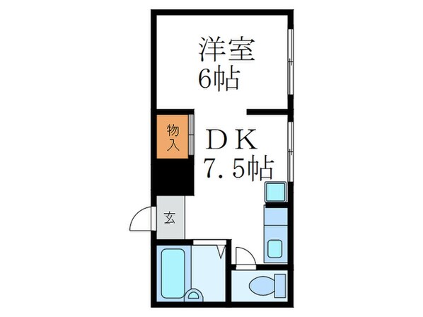 ビューパレス吉田の物件間取画像